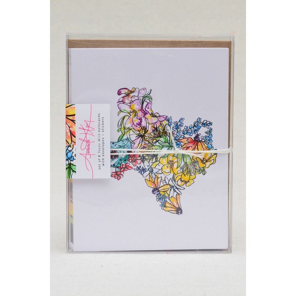 Austin & Texas Texas Wildflower Notecards box/8