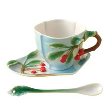 Lady Bird Johnson Hand-Painted Porcelain Cherry Tea Set