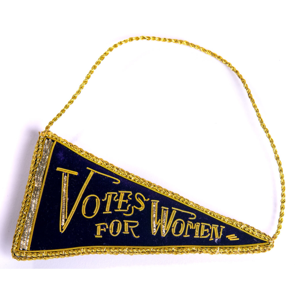 Civil Rights Votes for Women Pennant Ornament