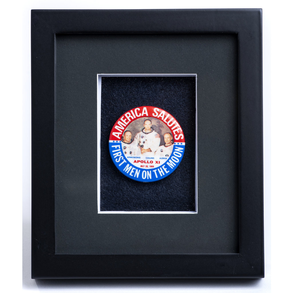 Americana Framed 1969 Apollo XI (11) Button