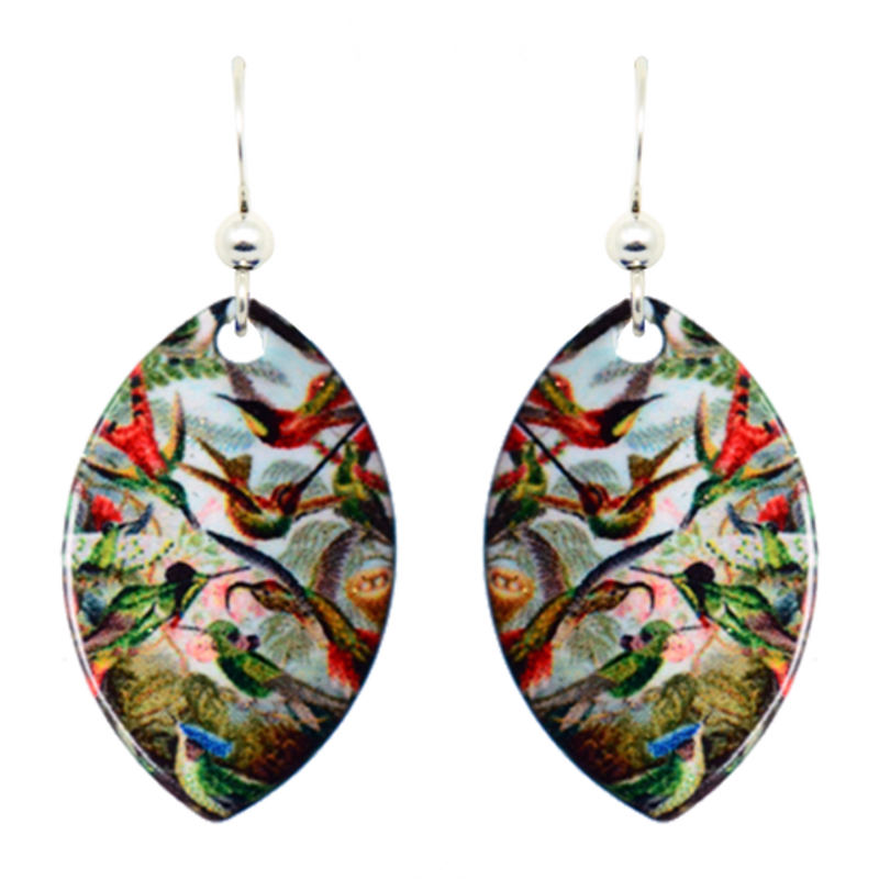 Haeckel’s Hummingbird Earrings