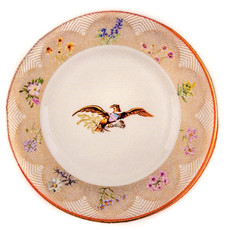 Lady Bird Johnson Eagle Service Plate Acrylic Magnet~