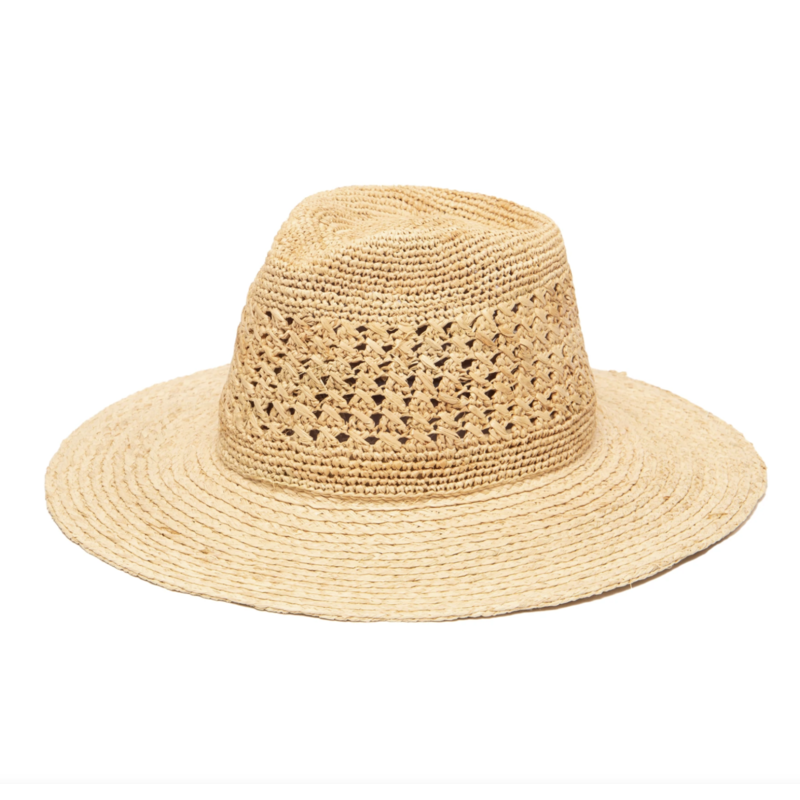 sale-Women's Natural or Rust Raffia Fedora