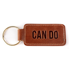 All the Way with LBJ Can Do Leather Key Fob