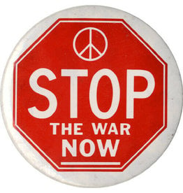 Stop The War Now - original anti vietnam button