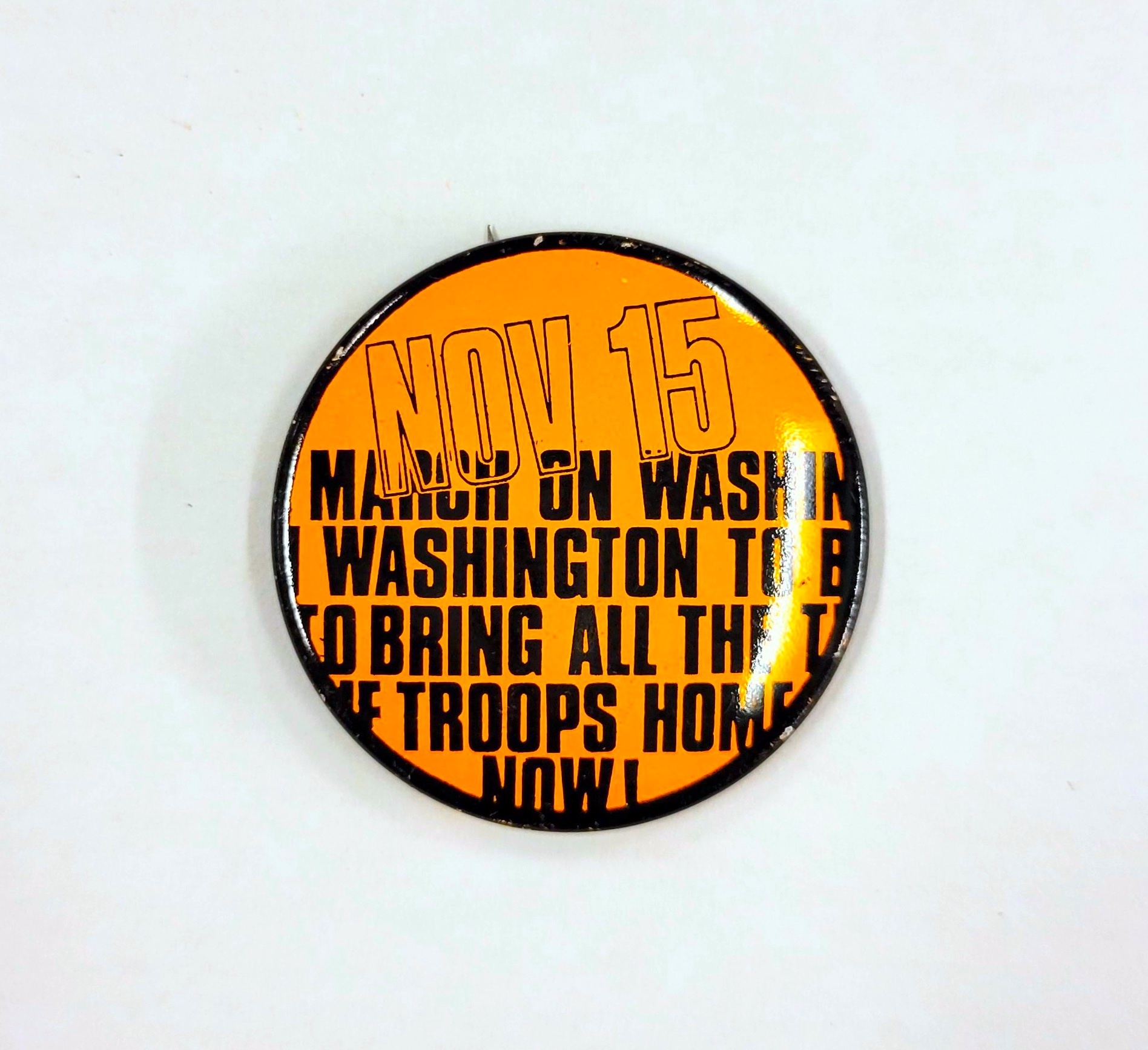 その他 March on Washington PSA9 INWO ANTI-WAR MARCH ON WASHINGTON BUTTON 1969 - The Store at LBJ