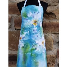 Lady Bird Johnson Apron Handpainted