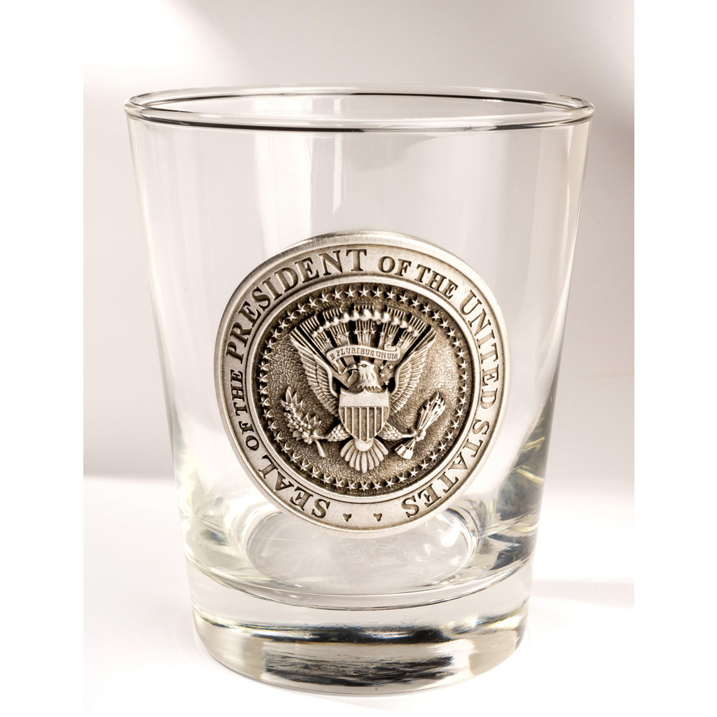 Americana Double Old Fashioned with Pewter Presidential Seal