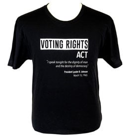 All the Way with LBJ Voting Rights Act T-Shirt Black