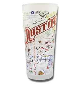 Austin & Texas Austin Frosted Glass