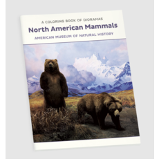 Americana North American Mammals Dioramas Coloring Book
