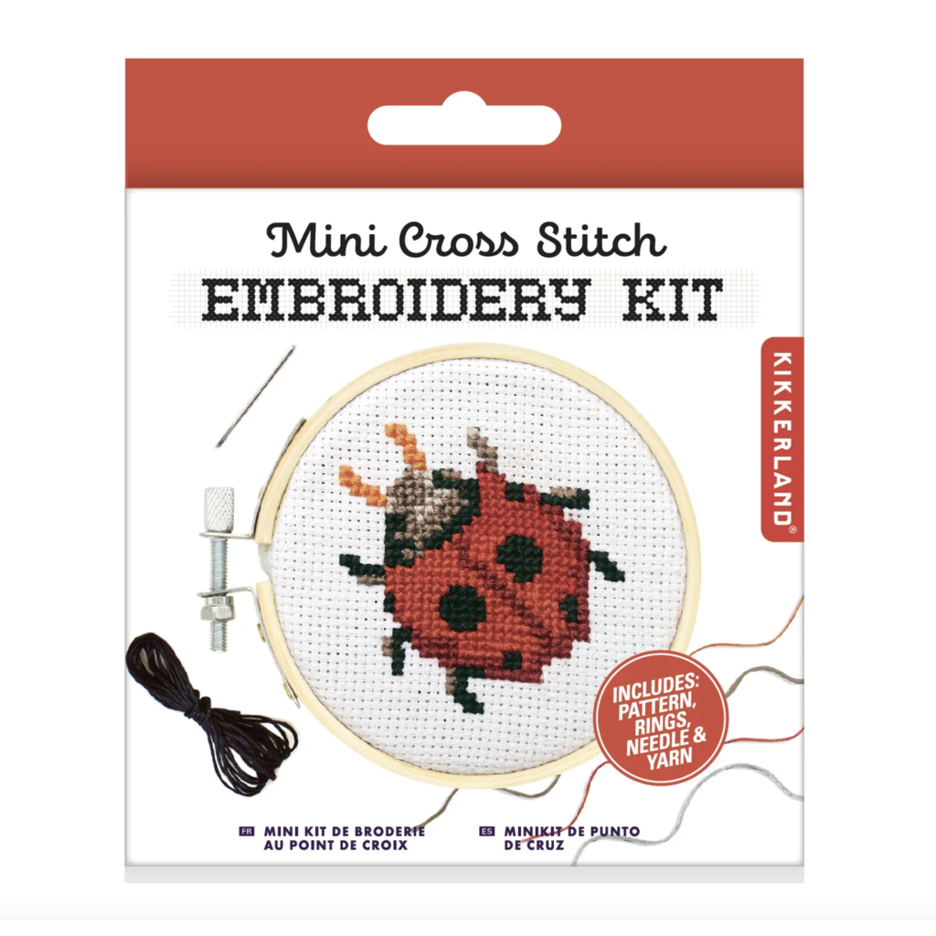 Austin & Texas Ladybug Mini Cross Stitch