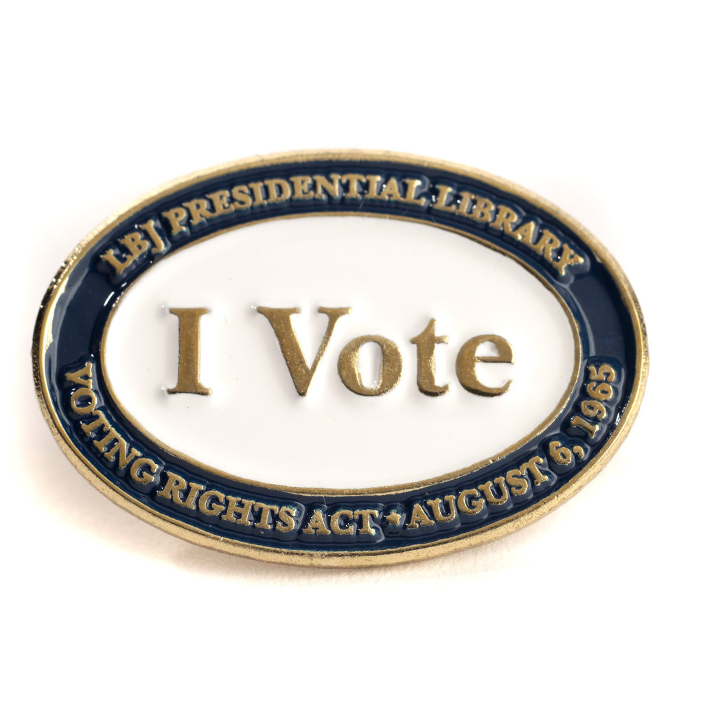 Civil Rights "I Vote" Voting Rights 1965 Lapel Pin