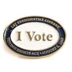 Civil Rights "I Vote" Voting Rights 1965 Lapel Pin