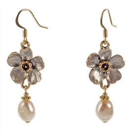 Cherry Blossom & Pearl Earrings