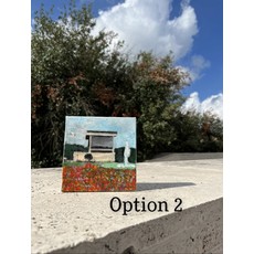 All the Way with LBJ LBJ Library mixed media on 6x6 canvas Jean Schuler