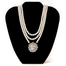 Sale Lady Bird 3 Strand Faux Pearl Necklace