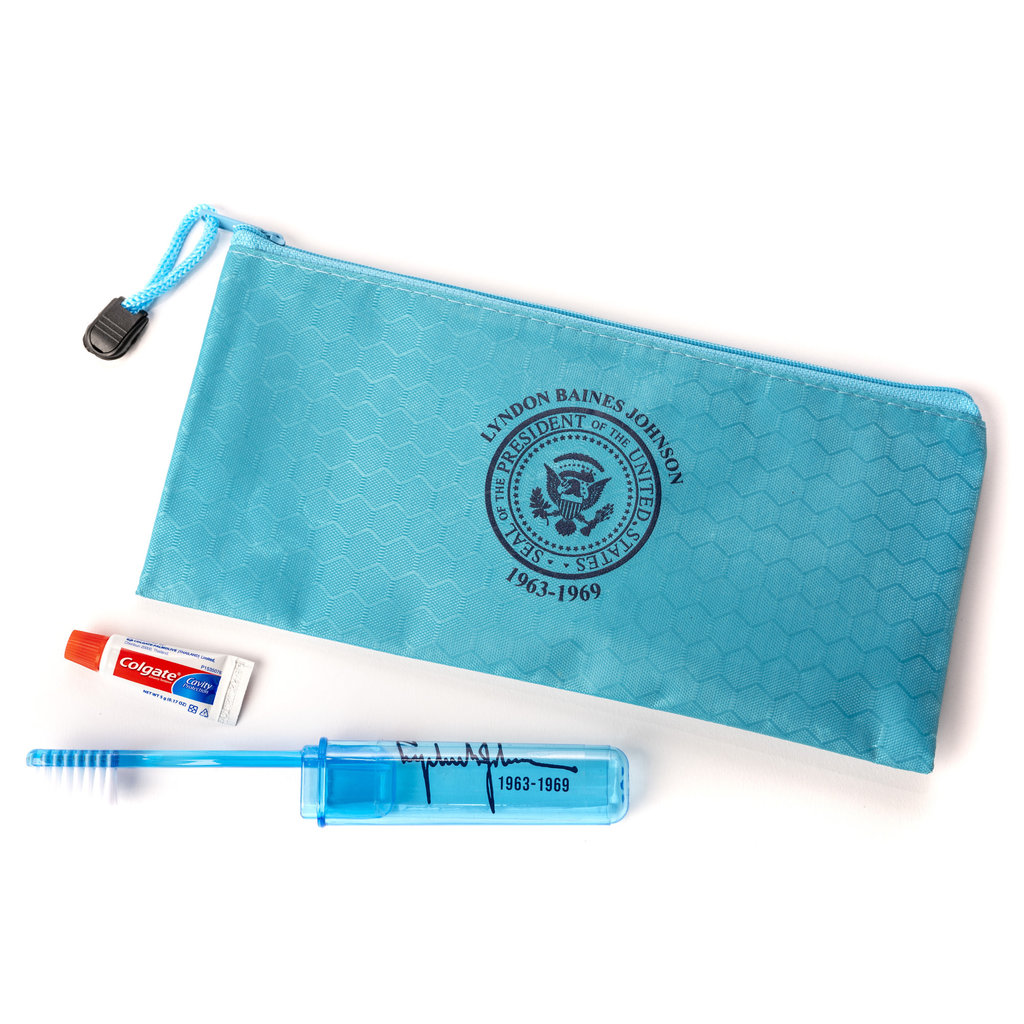 All the Way with LBJ LBJ Travel Toothbrush Kit