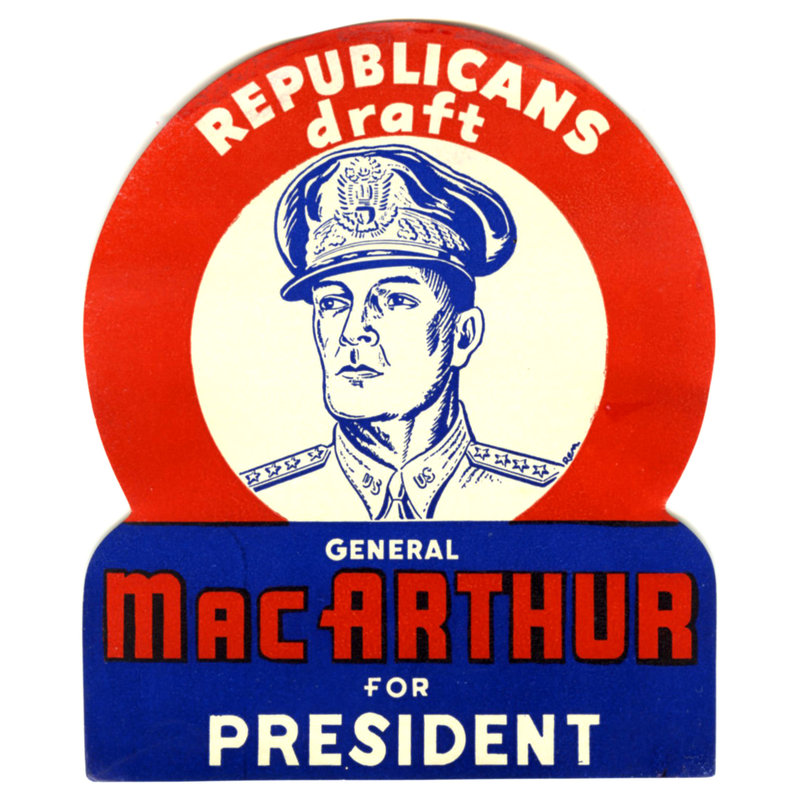 Republicans Draft MacArthur decal