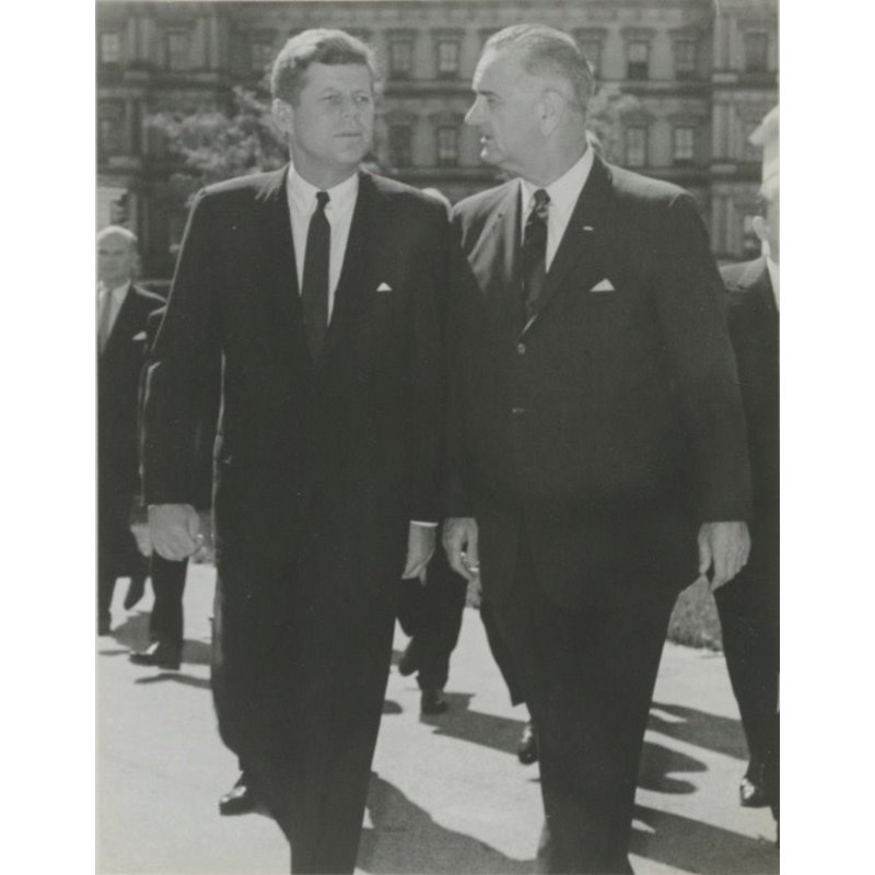 All the Way with LBJ President Kennedy & VP Johnson Photo