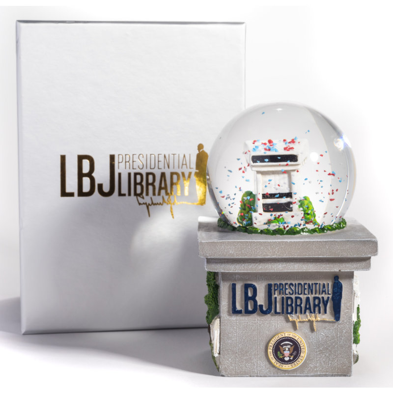 All the Way with LBJ LBJ Presidential Library Snow Globe