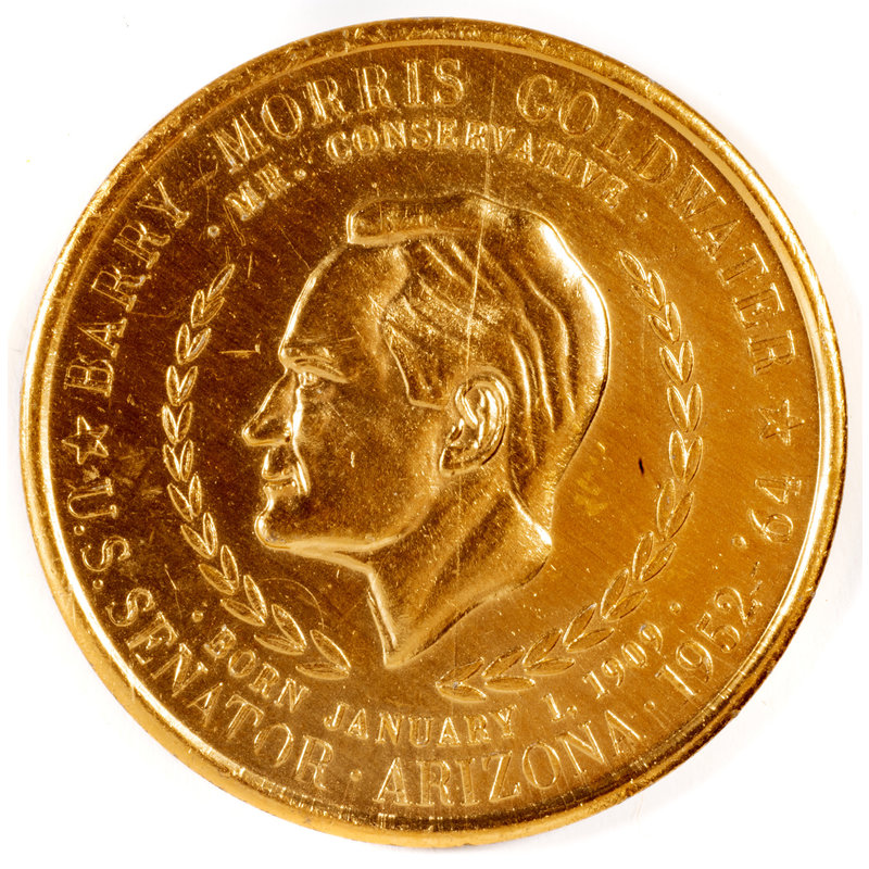 Golden Metallic Coin Goldwater