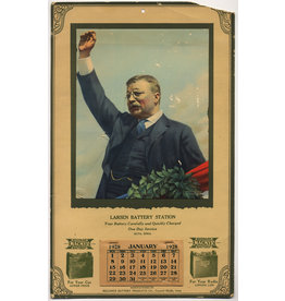 Original 1928 Teddy Roosevelt Calendar