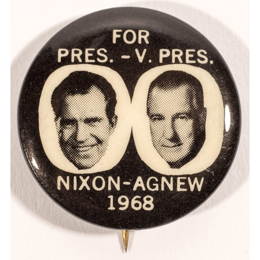 Nixon Agnew 1968 black