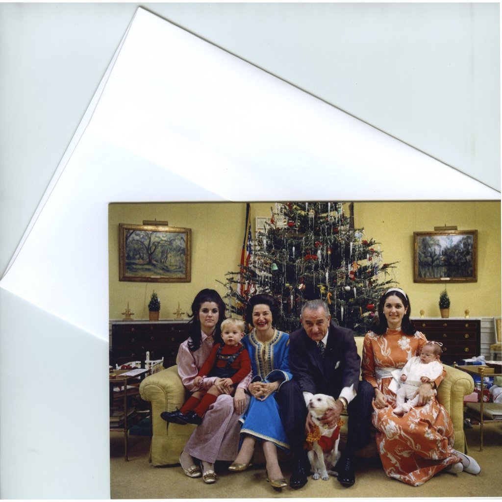 All the Way with LBJ Johnson Family Christmas card