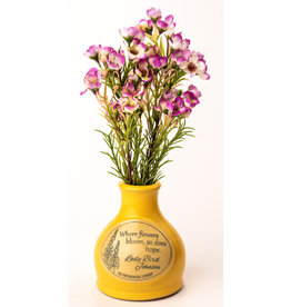 Lady Bird Johnson Yellow Bud Vase