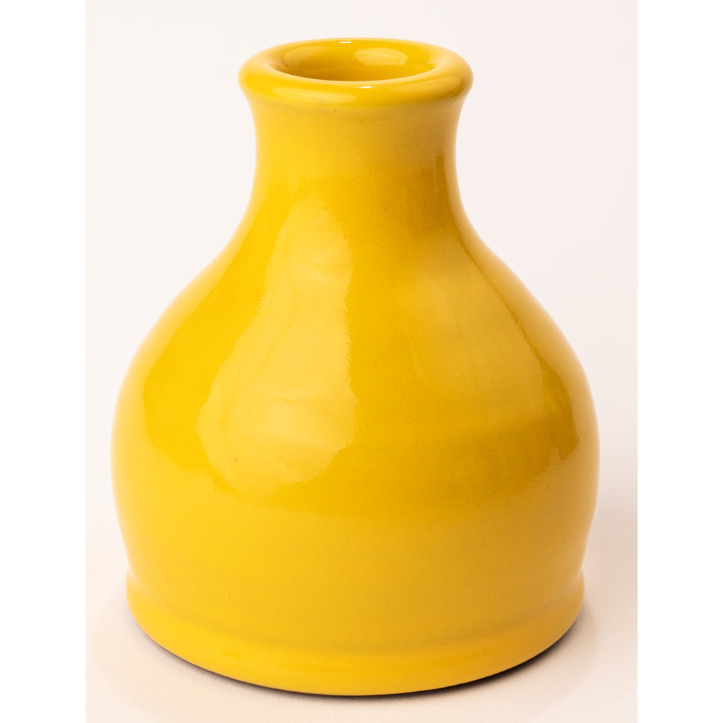 Lady Bird Johnson Yellow Bud Vase