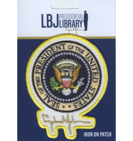 All the Way with LBJ Presidential Seal Patch with LBJ Signature