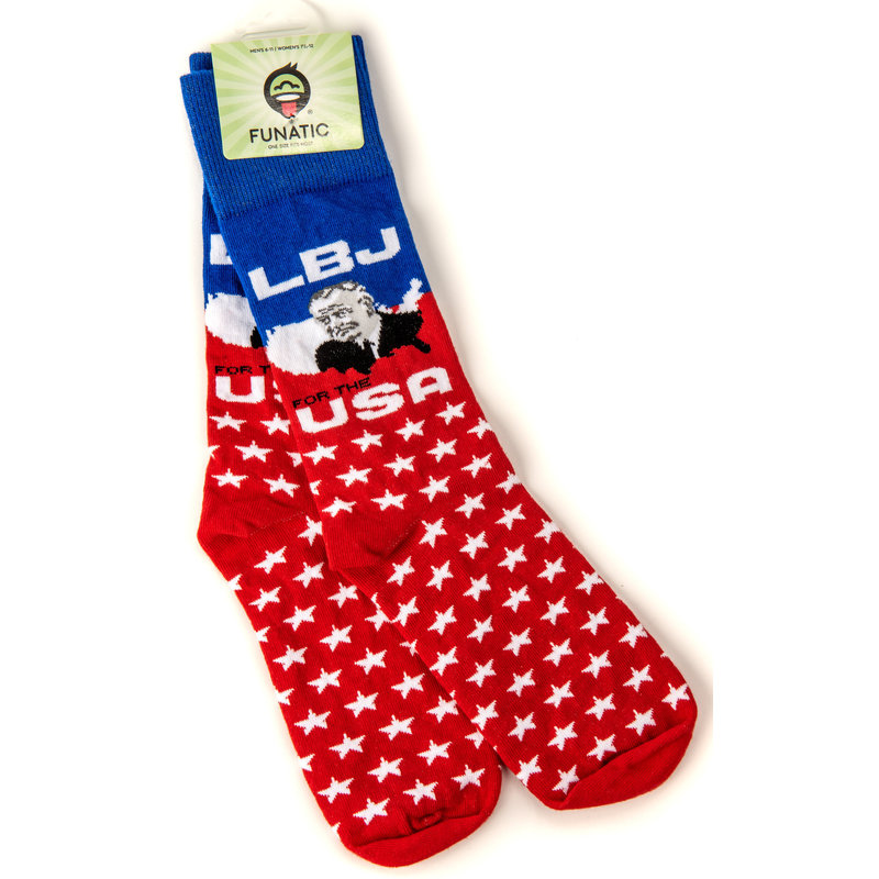 All the Way with LBJ LBJ for the USA Crew Socks