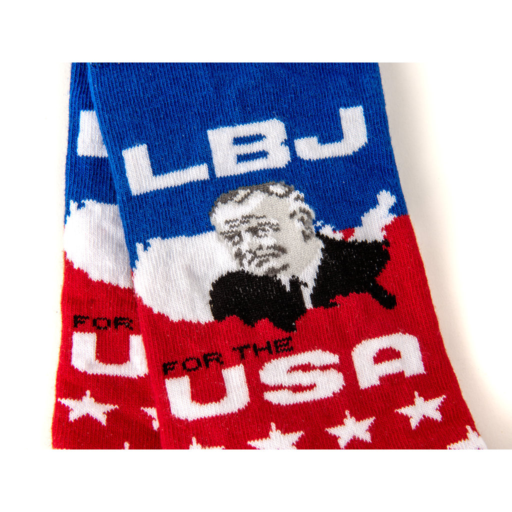 All the Way with LBJ LBJ for the USA Crew Socks