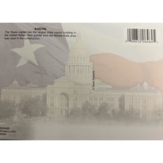 Austin & Texas Texas Capital Flag Postcard