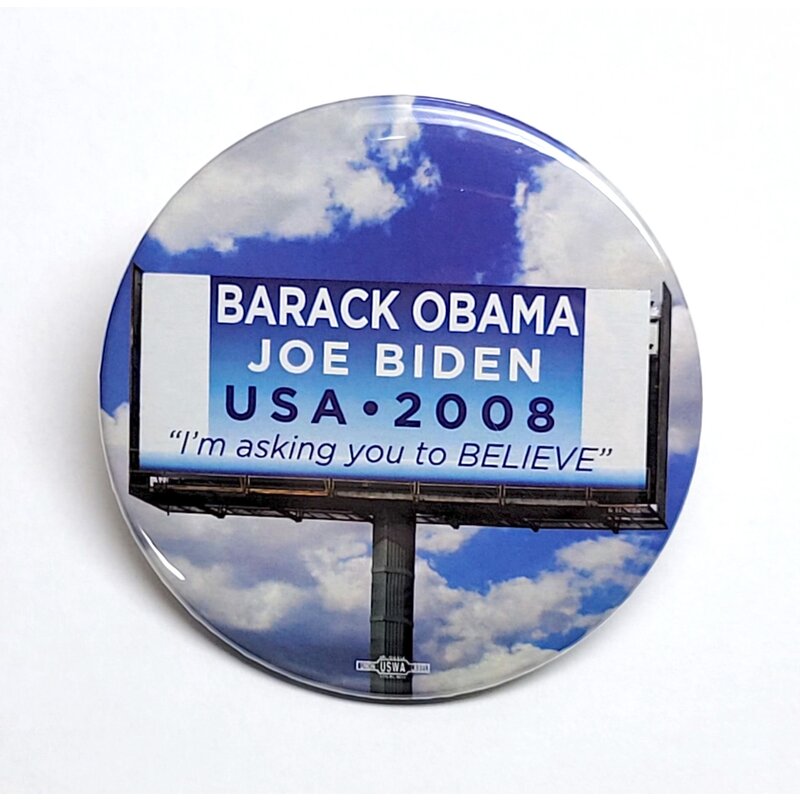Obama/Biden Billboard Button