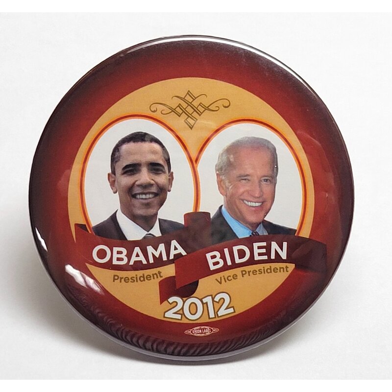 Obama Biden 2012 Red & Yellow