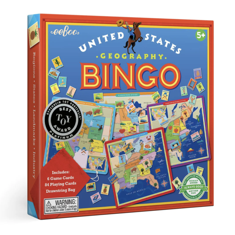 Just for Kids United States Bingo