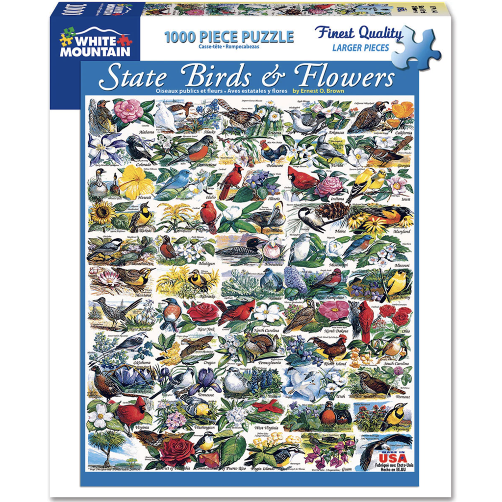 State Birds & Flowers 1000pc Puzzle