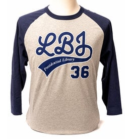 All the Way with LBJ LBJ Baseball Tshirt