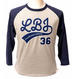 All the Way with LBJ sale-LBJ Baseball T-shirt
