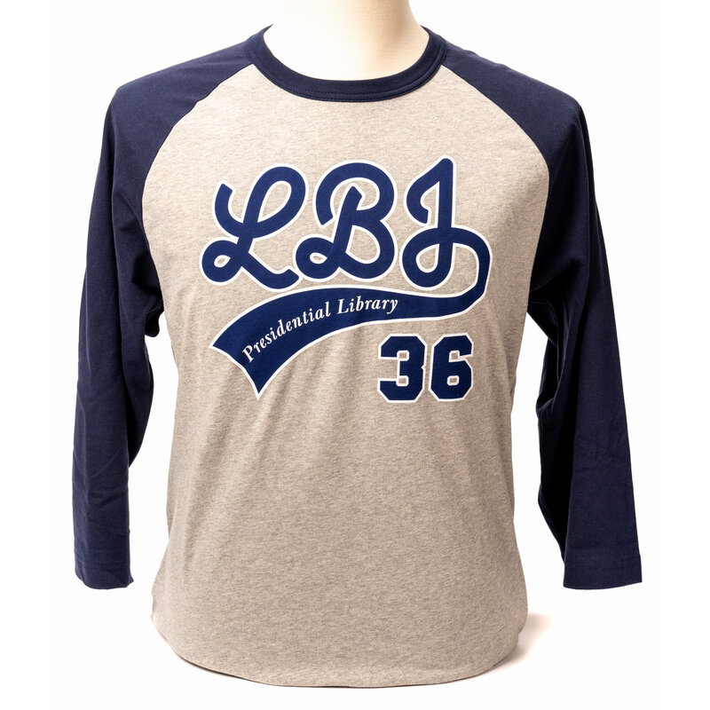 All the Way with LBJ LBJ Baseball T-shirt