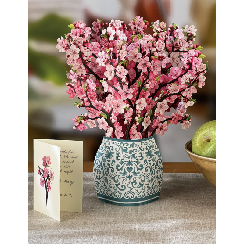 Lady Bird Johnson sale-Cherry Blossoms Paper Bouquet