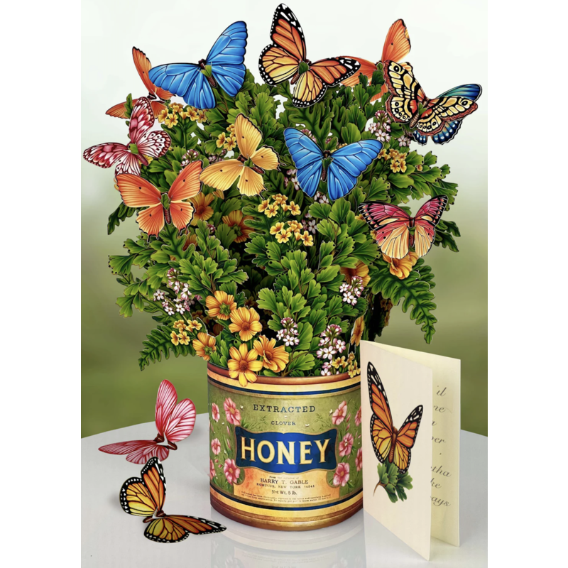 Austin & Texas Butterflies & Buttercups Paper Bouquet