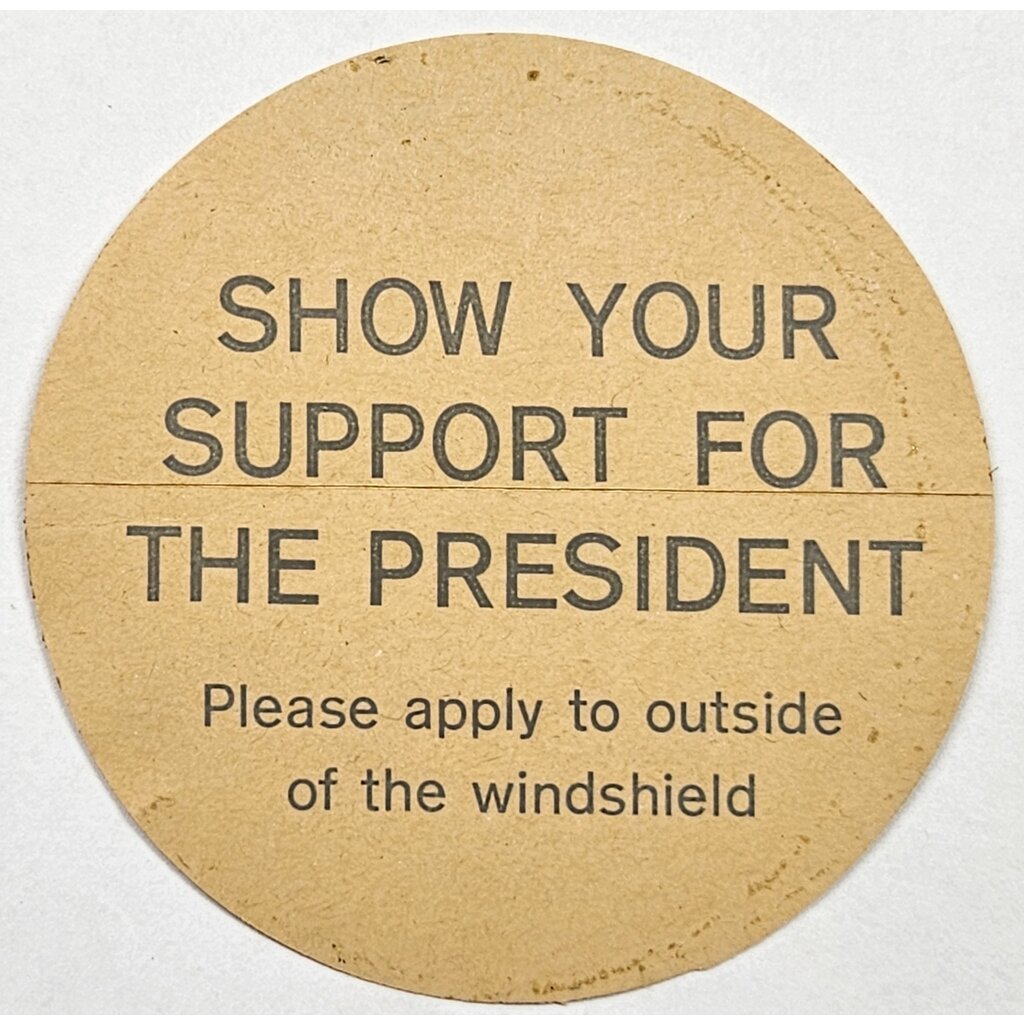 Re-elect the President window sticker