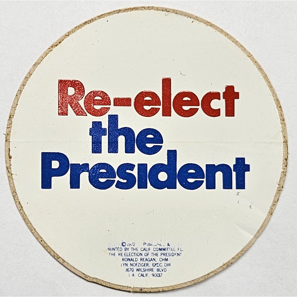 Re-elect the President window sticker