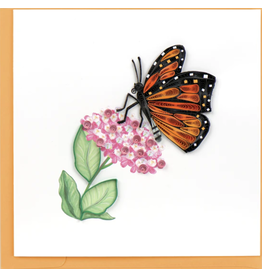 Lady Bird Johnson Monarch Quilling Card