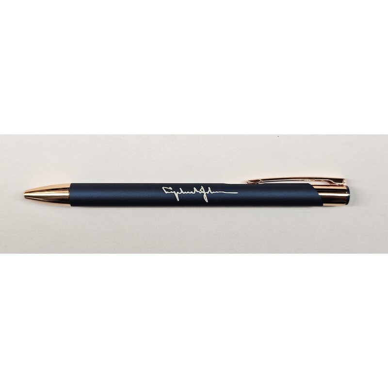 All the Way with LBJ Navy Signature Pen