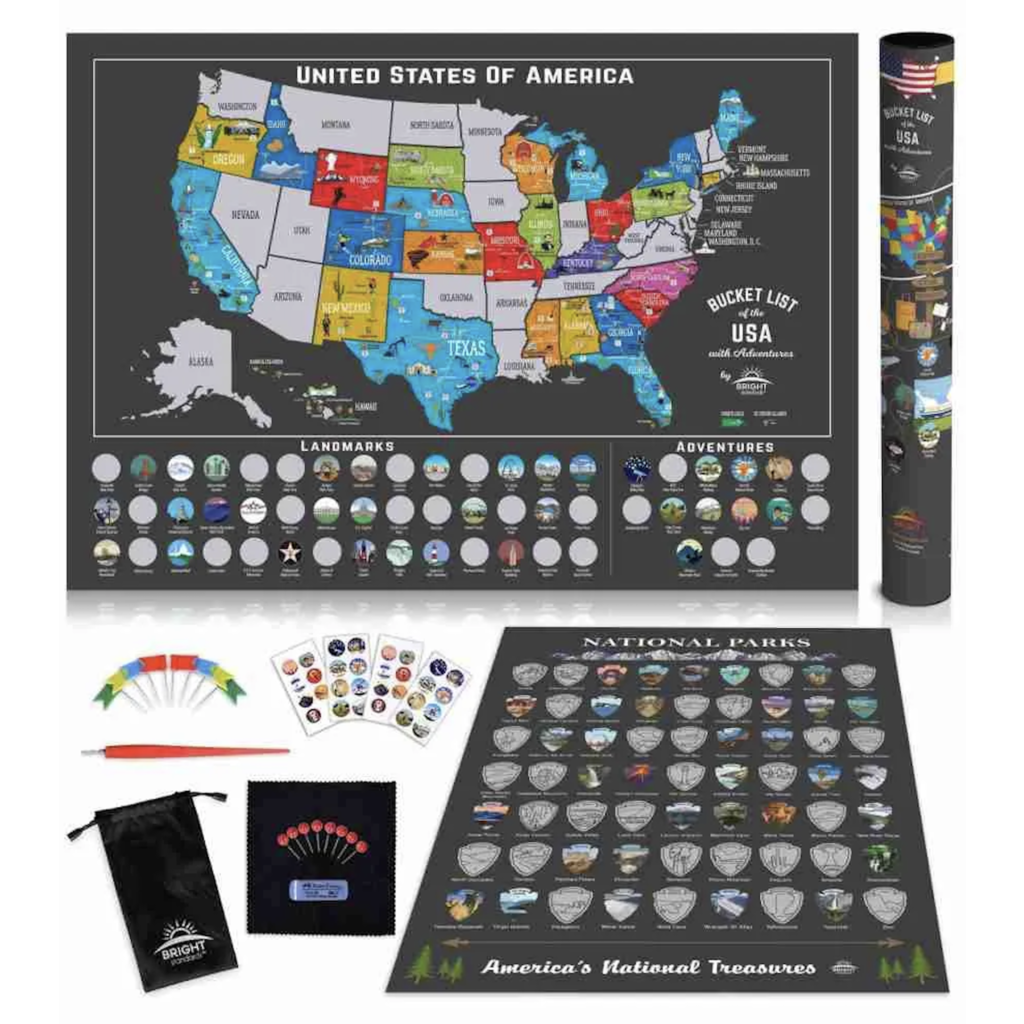 USA+National Park Scratch Off Poster Set - The Store at LBJ