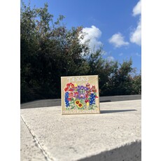 Austin & Texas Texas Wildflowers Mixed Media 6x6 Jean Schuler